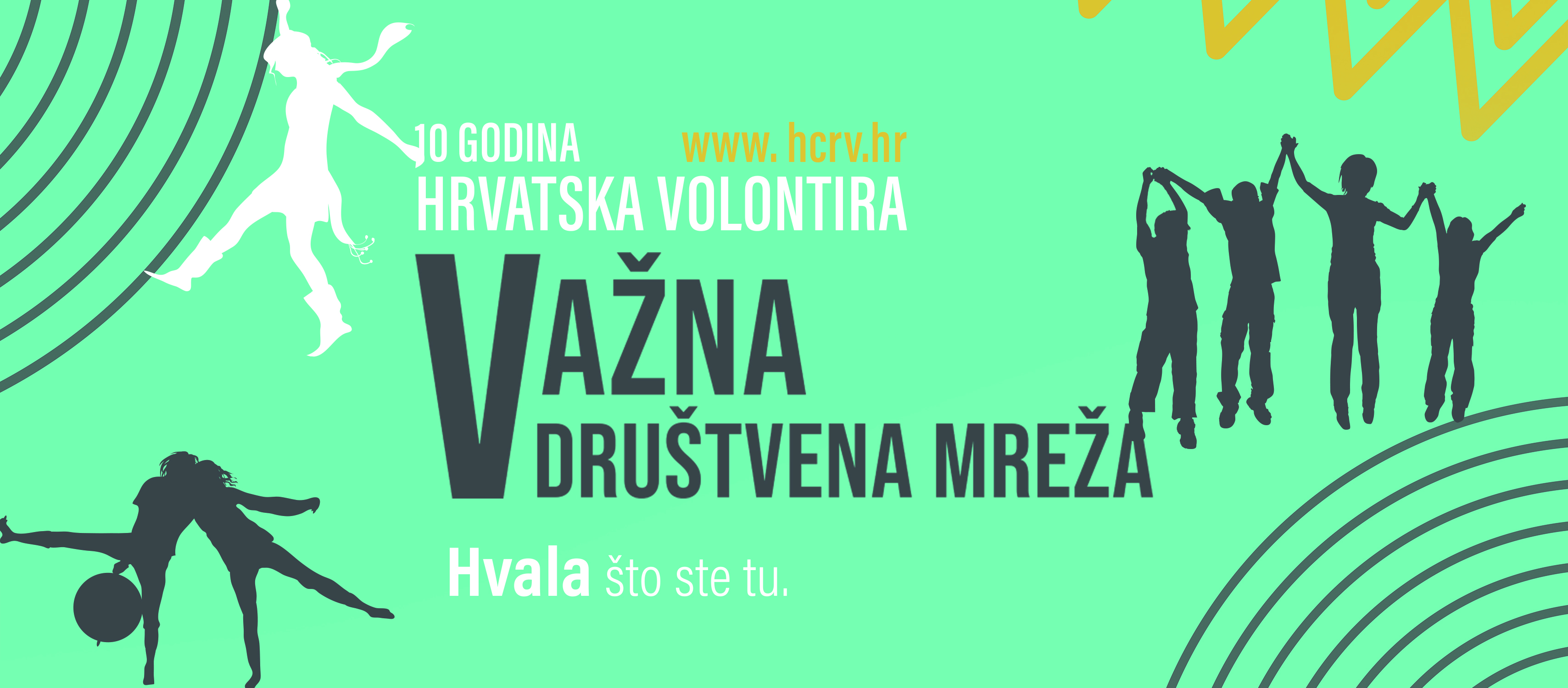 Banner Hrvatska volontira