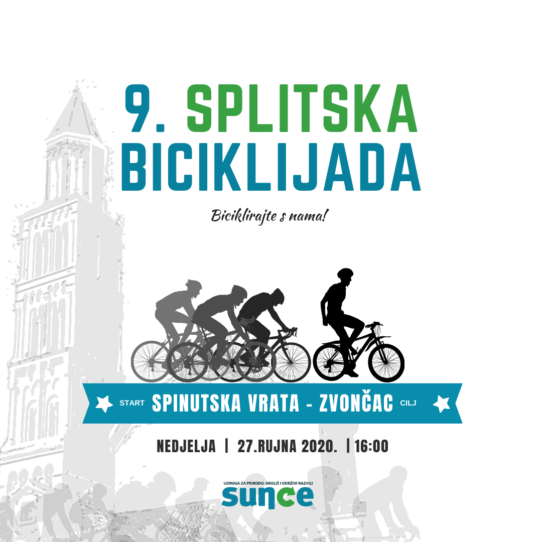 Plakat 9. splitske biciklijade