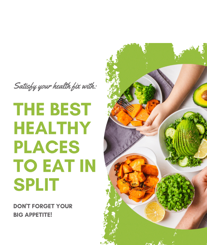 Brošura o zdravoj prehrani “The best healthy places to eat in Split”