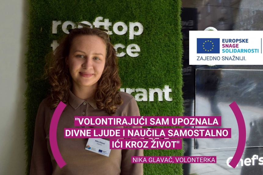 Nika Glavač, volonterka