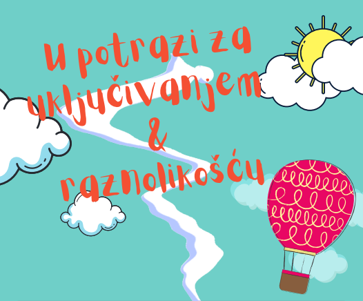 Naslovnica e-priručnika U potrazi za uključivanjem i raznoliko&scaron;ću