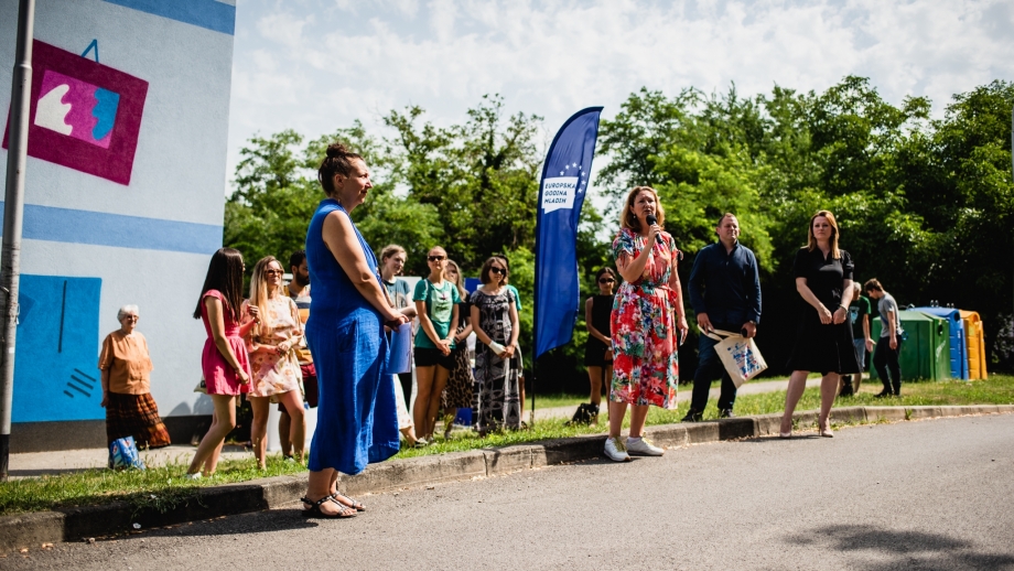 Europska godina mladih obogatila Zagreb muralom o Europskim snagama solidarnosti - Slika 2