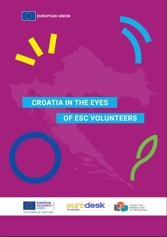 Naslovnica publikacije Hrvatska u očima volontera ESS